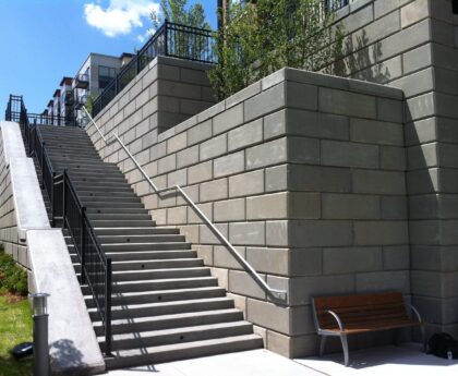 retainer wall railing Birmingham AL
