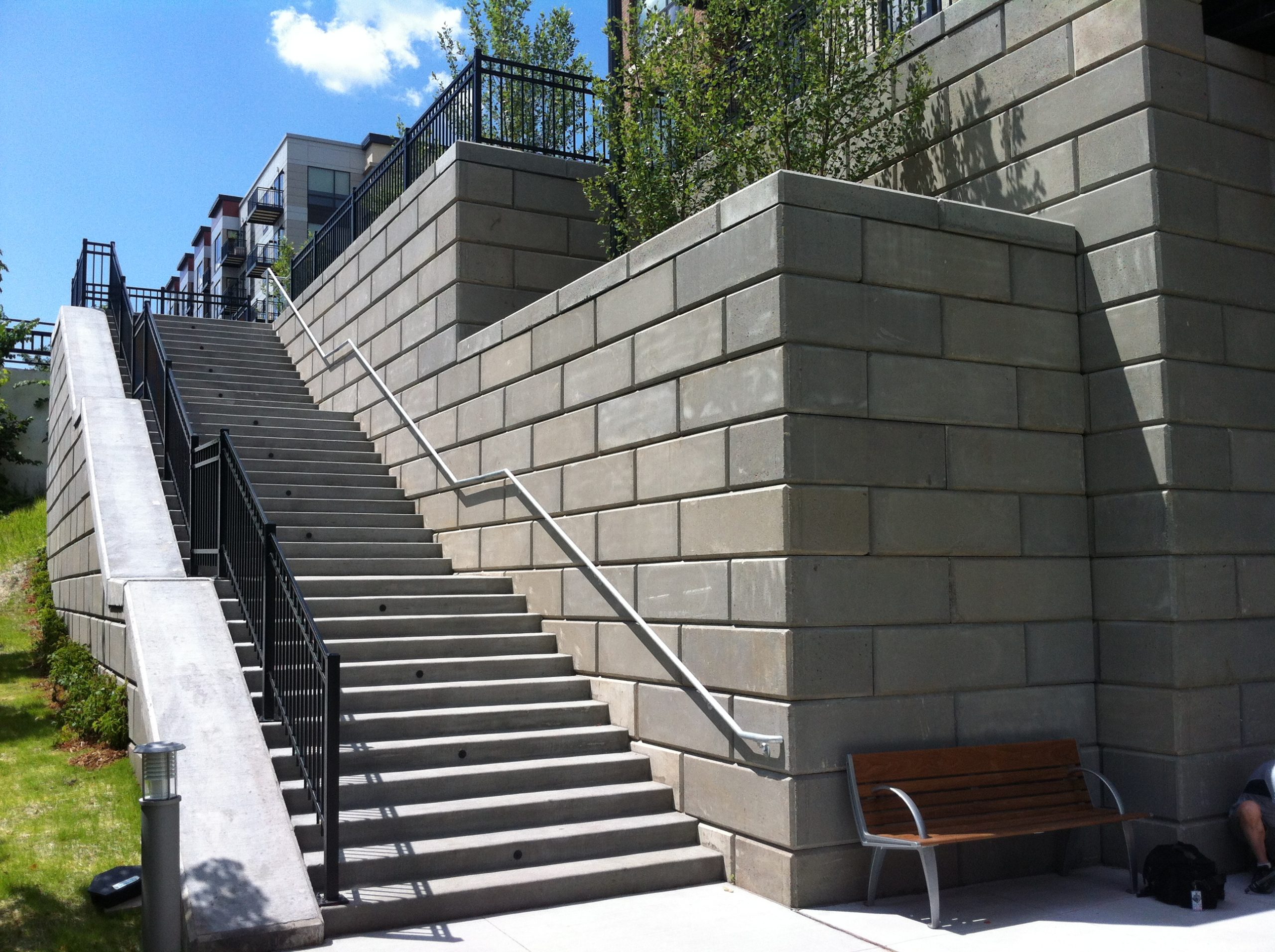 retainer wall railing Birmingham AL